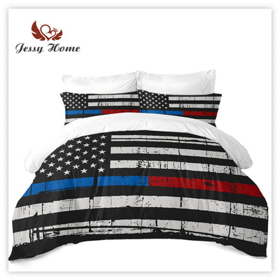 American Flag Bedding Set