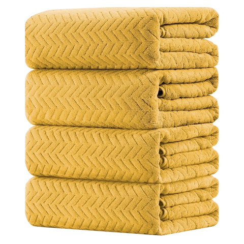 Beartech 4 Piece Microfiber Bath Towel Set