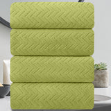 4-Pack Leave Bath Towel Set