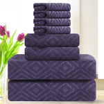 Smuge 8 Piece Oversized Bath Sheet Towels (35 x 70 in) 600 GSM Ultra Soft Large Bath Towel Set Thick Cozy Quick Dry Bathroom Towels Hotel Luxurious Towels