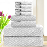Smuge 8 Piece Oversized Bath Sheet Towels (35 x 70 in) 600 GSM Ultra Soft Large Bath Towel Set Thick Cozy Quick Dry Bathroom Towels Hotel Luxurious Towels