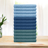 12-Pack  Washcloths Soft Towel Set OH Microfiber