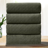 4-Pack OH Microfiber Bath Towel Set