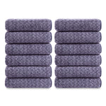 Green Essen 12-Pack Washcloths Set, 13"x13" Luxurious Dish Towels Ultra Soft Face Towels Quick Dry Kitchen Towel Bundle Absorbent Wash Cloths