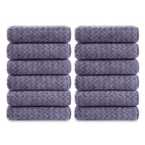 Green Essen 12-Pack Washcloths Set, 13"x13" Luxurious Dish Towels Ultra Soft Face Towels Quick Dry Kitchen Towel Bundle Absorbent Wash Cloths