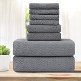 8 Piece SW Bath Towel Set