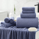 Kebury 8 Piece Bath Towel Set, 2 Oversize Bath Towels, 2 Hand Towels, 4 Washclothes, Ultra Soft Towel Quick Dry Highly Absorbent Shower Bathroom Towels Family Hotel Towels Set Collection