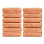 Green Essen 12-Pack Washcloths Set, 13"x13" Luxurious Dish Towels Ultra Soft Face Towels Quick Dry Kitchen Towel Bundle Absorbent Wash Cloths