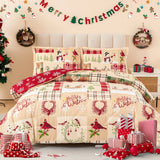 3/7-Piece Comforter Set - Bed in a Bag with Flat Sheet, Fitted Sheet, Pillowcases & Shams