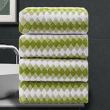 4-Pack Lattice Bath Towel Set