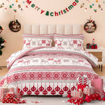 3/7-Piece Comforter Set - Bed in a Bag with Flat Sheet, Fitted Sheet, Pillowcases & Shams