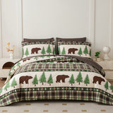 3/7-Piece Comforter Set - Bed in a Bag with Flat Sheet, Fitted Sheet, Pillowcases & Shams