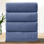 4-Pack OH Microfiber Bath Towel Set