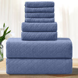 8 Piece OH Microfiber Bath Towel Set