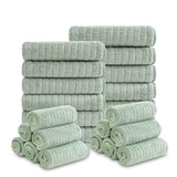 Bath Towel Set 24 Pack Washcloths