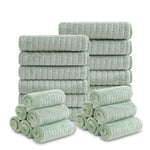 Bath Towel Set 24 Pack Washcloths