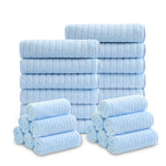 Bath Towel Set 24 Pack Washcloths