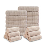 Bath Towel Set 24 Pack Washcloths
