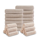 Bath Towel Set 24 Pack Washcloths