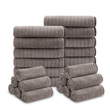 Bath Towel Set 24 Pack Washcloths