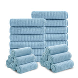 Bath Towel Set 24 Pack Washcloths