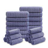 Bath Towel Set 24 Pack Washcloths