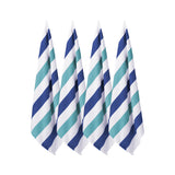 4 Pack Stripe Beach Towel Sets, 30"x60" Quick-Dry Microfiber Beach Towel