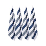 4 Pack Stripe Beach Towel Sets, 30"x60" Quick-Dry Microfiber Beach Towel