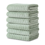 Bath Towel Set 6 Pack Washcloths