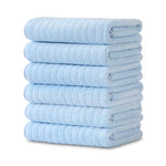 Bath Towel Set 6 Pack Washcloths