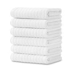 Bath Towel Set 6 Pack Washcloths