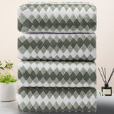 4-Pack Lattice Bath Towel Set