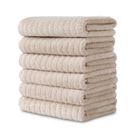 Bath Towel Set 6 Pack Washcloths