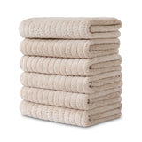Bath Towel Set 6 Pack Washcloths