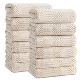 Jessy Home Bath Towel Set 12 Pack Hand Towel
