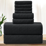 8 Piece OH Microfiber Bath Towel Set