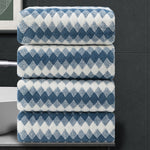 4-Pack Lattice Bath Towel Set