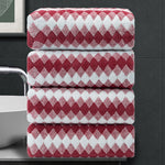 4-Pack Lattice Bath Towel Set