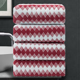 4-Pack Lattice Bath Towel Set