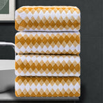 4-Pack Lattice Bath Towel Set