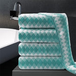 4-Pack Lattice Bath Towel Set
