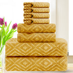 Smuge 8 Piece Oversized Bath Sheet Towels (35 x 70 in) 600 GSM Ultra Soft Large Bath Towel Set Thick Cozy Quick Dry Bathroom Towels Hotel Luxurious Towels