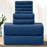 8 Piece OH Microfiber Bath Towel Set