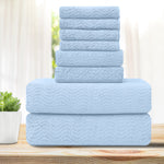 8 Piece SW Bath Towel Set