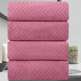 4-Pack Leave Bath Towel Set