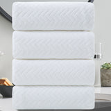 4-Pack Leave Bath Towel Set