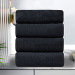 4-Pack OH Microfiber Bath Towel Set