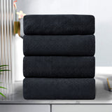 4-Pack OH Microfiber Bath Towel Set