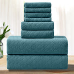 8 Piece OH Microfiber Bath Towel Set