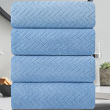 4-Pack Leave Bath Towel Set